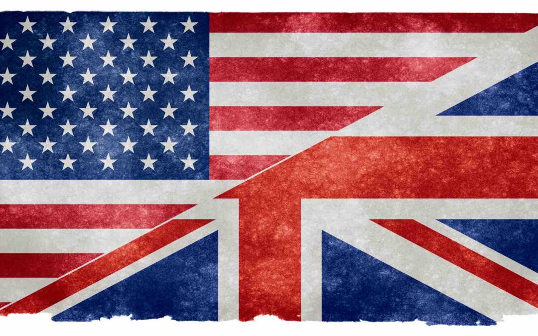 american english british english