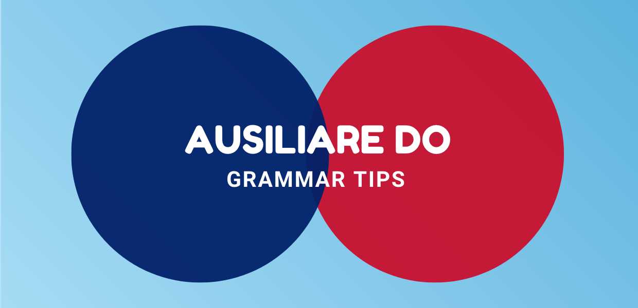 Lingua inglese Ausiliare DO