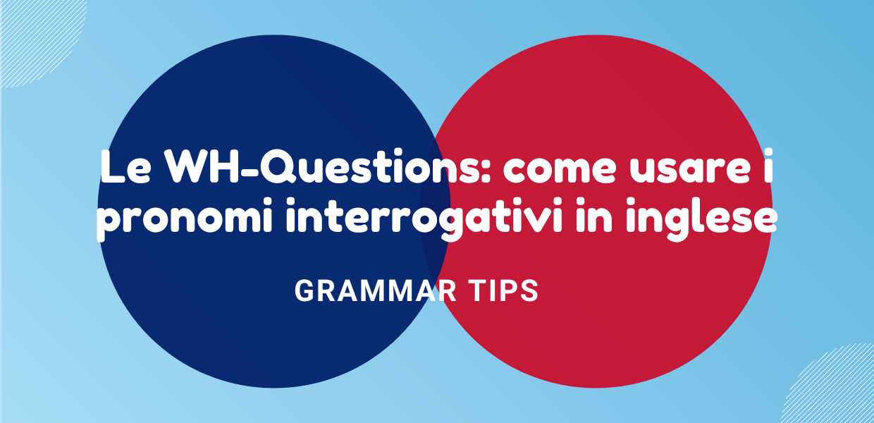 pronomi interrogativi inglese