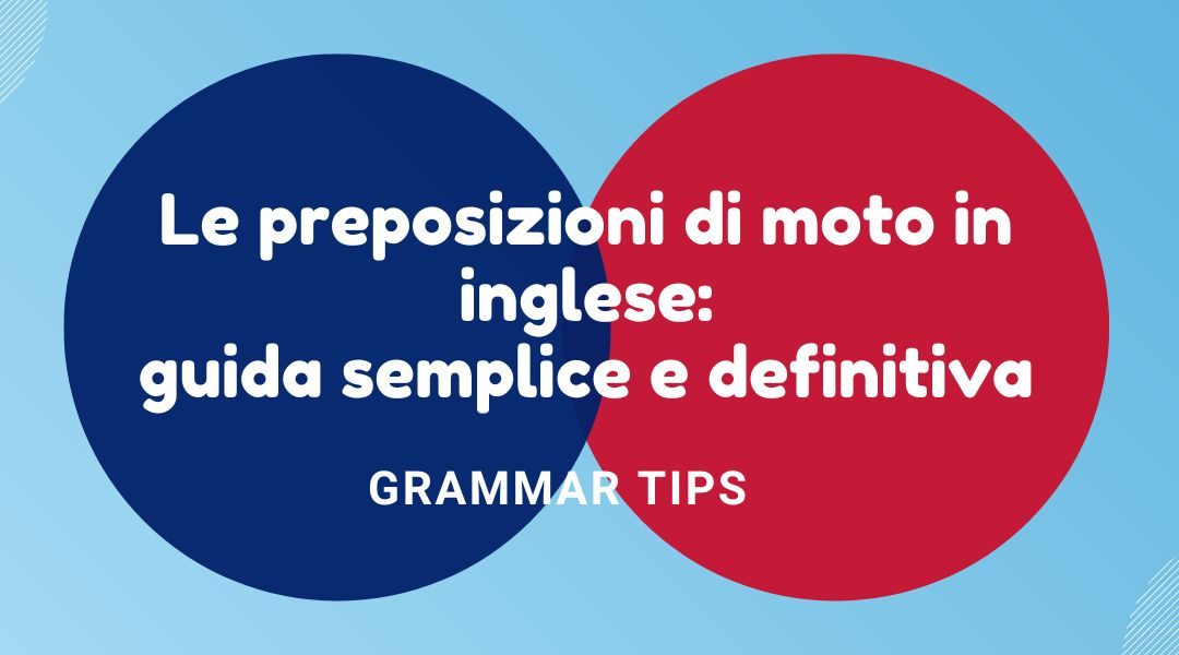 preposizioni di moto inglese