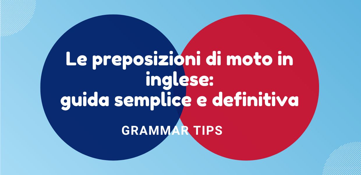 preposizioni di moto inglese